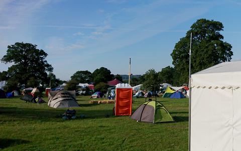 The gateway's view over the EMF campsite